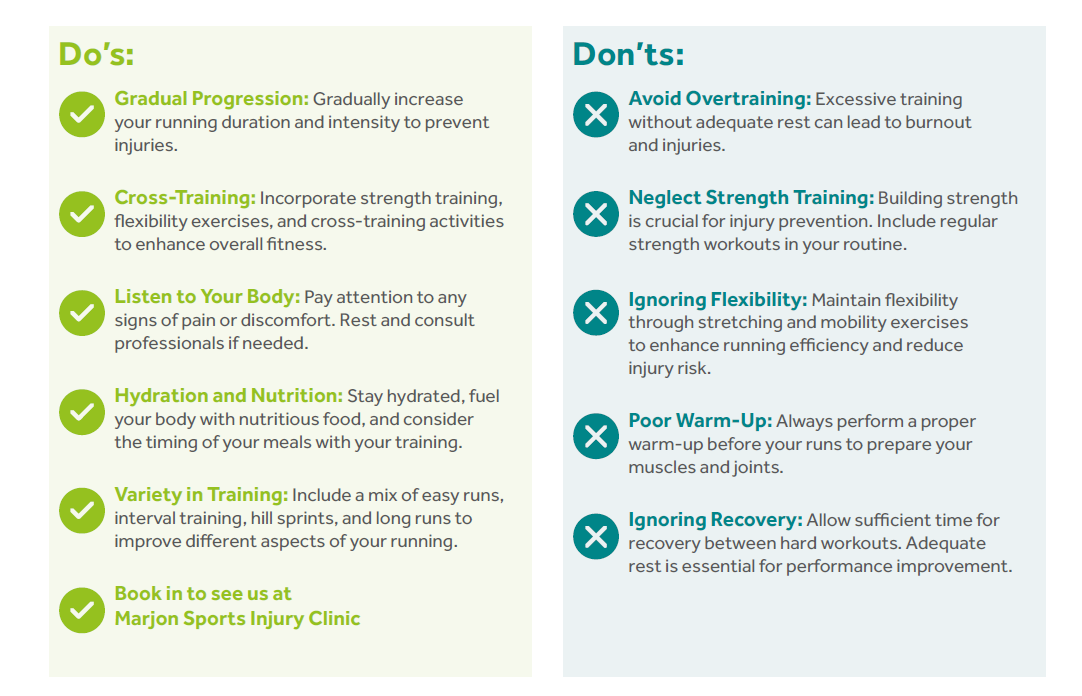 list of do's and don'ts